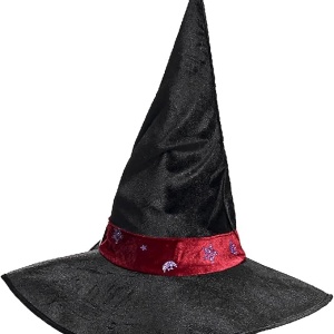 Costum dama pentru Halloween Ikali, satin, rosu/negru