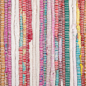 Covor Danca, tesut manual, multicolor deschis, 80 x 150 cm - Img 6