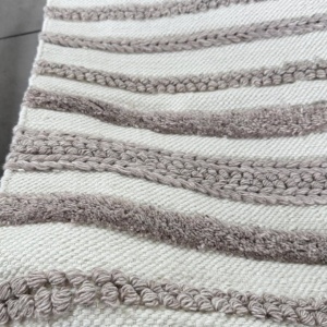 Cumpara Covor Elbgestoeber, lana/ bumbac/ poliester, maro/crem, 160 x 230 cm de la Chilipirul-zilei în rate, cu cardul sau plata la livrare!