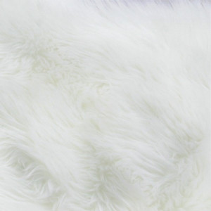 Covor rotund Gabler Flokati, alb, 70 cm - Img 3