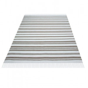 Covor Timbers, textil, alb/negru, 300 x 400 cm