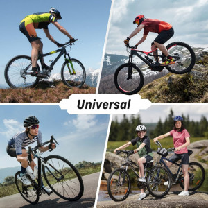 Cric universal pentru biciclete Henmi, aliaj de aluminiu/otel inoxidabil, negru/rosu, 32-36 cm - Img 4