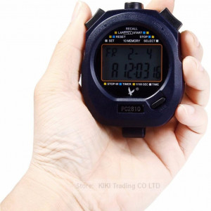Cronometru profesional sport digital Cuzit, ABS, negru, 14 x 10 x 3 cm - Img 4