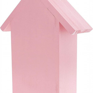 Cuib de albine pentru gradina ‎Bright Creations, roz, lemn, 19 x 26 x 12 cm - Img 2