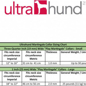Curea reglabila cu eliberare rapida si lant cromat pentru caine Ultrahund, polimeri/plastic/metal, albastru, 30-40 cm - Img 5