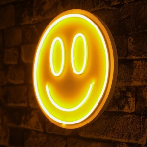 Decor de perete LED neon PVC 27 cm, benzi flexibile, 36W 12V, IP67, cablu 375 cm, adaptor inclus, alb/galben - Verificat A · Re-Bloom - Img 2