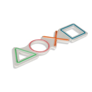 Decoratiune de perete Re-Bloom, tub neon, LED, plastic, multicolor, 57 x 15 x 2 cm, Resigilat, Grad B - Img 3