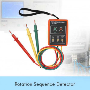Detector de secventa de rotatie Typecat, 20 Hz - 400 Hz, 60 V - 600 V, AC, trifazat - Img 2