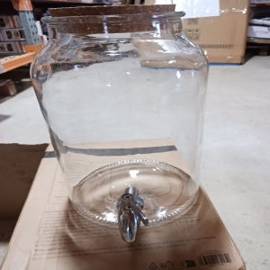 Dozator bauturi universal, sticla, robinet inox, 5.6L, Transparent - Verificat B · Re-Bloom - Img 7