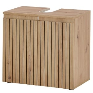 Dulap pentru lavoar Rookerie, MDF/HDF, natur, 60 x 56 x 35 cm