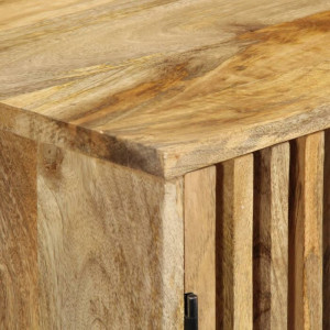 Dulap Roca, lemn masiv, maro, 75 x 60 x 35 cm - Img 3