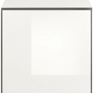 Dulap suspendat Now, lemn, alb/gri, 37,5 x 39 x 37,5 cm