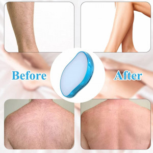 Epilator cu cristale nano Unmeadikca, albastru, 10,6 x 6,6 cm - Img 8