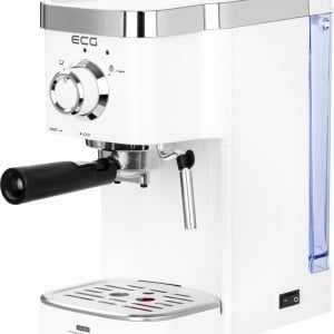 Espressor manual ECG ESP 20301 Alb, 1450 W,1.25 L, dispozitiv spumare, 20 bar - Img 1