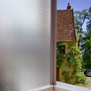 Folie de confidentialitate pentru ferestre AOKKR, PVC, 90 x 400 cm 