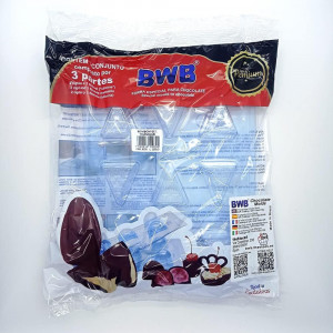 Forma pentru ciocolata BWB 9576, silicon/plastic, transparent, 18,5 x 24 cm - Img 3