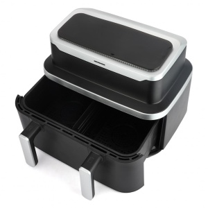 Friteuza aer cald Heinner HAF-DDB9BK26, Putere 2600W, Capacitate 9L, Control digital, Termostat reglabil 60 – 220°C, Negru - Img 3