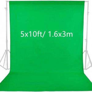 Fundal foto Andoer, bumbac/poliester, verde, 160 x 300 cm - Img 7