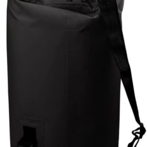 Geanta impermeabila Obastyle, PVC, negru/alb, 15L