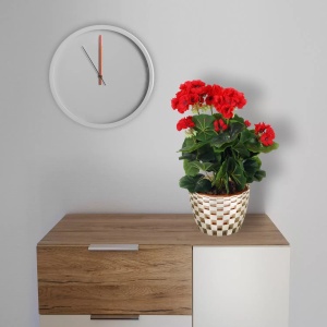 Ghiveci Ornamental Tagwerk Flechtwerk 120 mm 3D Print Bej