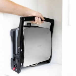 Grill 2 in 1, Rock'nGrill, Cecotec 3025, 2000 W, regulator de putere, piatra antiaderenta, gratar electric si aparat de facut sandvisuri, RESIGILAT, GARANTIE 24 DE LUNI - Img 5