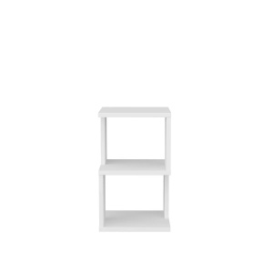 Hanah Home noptiera, PAL melaminat 18mm, 29.6x29.6x49.4 cm, alb - Verificat A · Re-Bloom