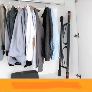 High Pulse bara tractiuni Pull Up Bar 90x24 cm, 120 kg, otel carbon, pozitii multiple prindere, tampoane spuma, montaj fara gaurire - Verificat A · Re-Bloom - Img 3
