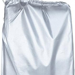 Husa de protectie AHL, poliester, argintiu, 265 x 125 x 105 cm