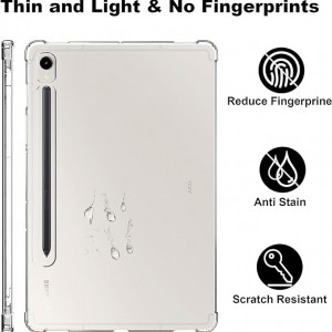 Husa de protectie Effcotuo, pentru  Samsung Galaxy Tab S9, TPU, transparent