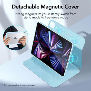 Husa de protectie pentru iPad PRO 2021 Esr, plastic, albastru deschis, 11 inchi