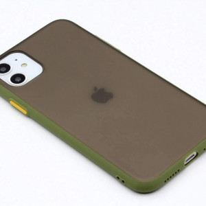 Husa de protectie pentru iPhone 12 PRO MAX Keyihan, TPU, verde inchis, 6,7 inchi - Img 4
