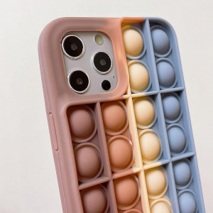 Husa de protectie pentru iPhone 12 Pro Max Pop It, silicon, multicolor, 6,7 inchi - Img 6