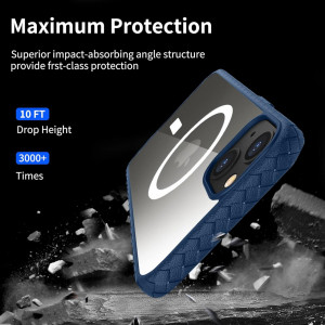 Husa de protectie pentru iPhone 12 Pro Max Quikbee, silicon, albastru, 6,7 inchi - Img 3