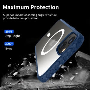 Husa de protectie pentru iPhone 12 Pro Max Quikbee, silicon, albastru, 6,7 inchi - Img 3