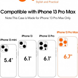 Husa de protectie pentru iPhone 13 Pro Max Quikbee, piele PU, roz, 6,7 inchi - Img 6