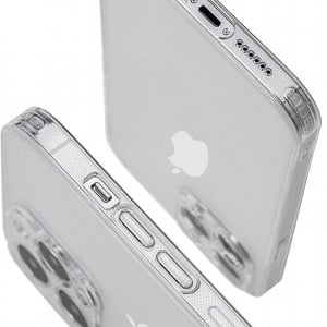 Husa de protectie pentru iPhone 13 PRO Tigratigro, TPU, transparent opac, 6,1 inchi - Img 4