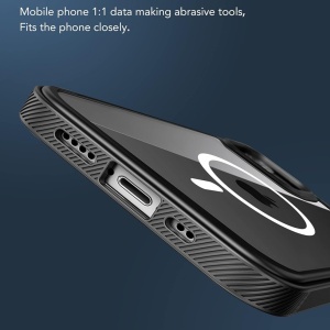 Husa de protectie pentru iPhone 14Pro Quikbee, silicon, negru, 6,1 inchi