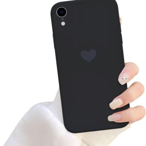 Husa de protectie pentru iPhone XR Newseego, silicon, negru, 6,1 inchi