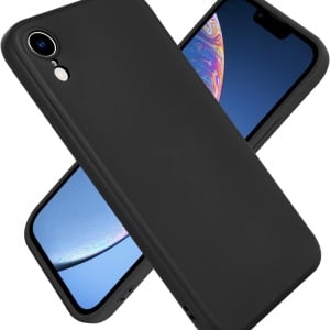 Husa de protectie pentru iPhone XR Newseego, silicon, negru, 6,1 inchi