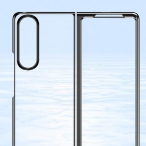 Husa de protectie pentru Samsung Galaxy Z Fold YukeTop, TPU, argintiu, 2,8 inchi