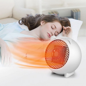Incalzitor ceramic cu ventilator Sousnous, 500W, ABS, alb, 16,3 x 16 x 13,2 cm - Img 4