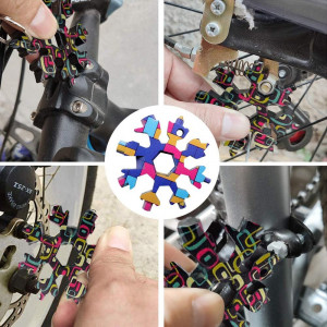 Instrument multifunctional pentru bricolaj 18 in 1 Anyingkai, metal, multicolor, 6 x 6 cm