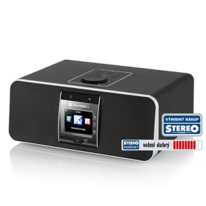 Internet radio GoGEN IR 167 BTB, 2 x 7 W, LCD, Bluetooth, WiFi, tuner digital FM, telecomanda, negru - Img 2