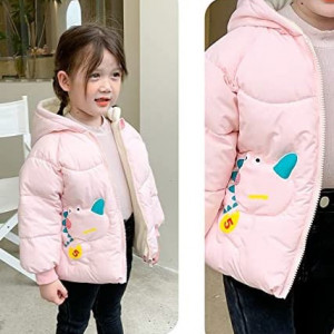 Jacheta cu gluga pentru copii Balipig, poliester, roz, 4-5 ani - Img 4