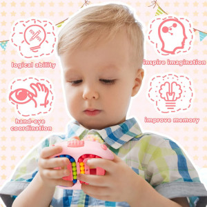 Jucarie senzoriala pentru copii Pearoft, ABS, multicolor, 9,3 x 12 cm, 3+ ani