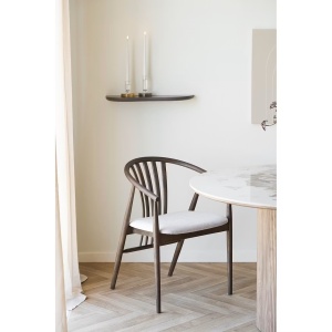 Kaymoor raft de perete 57x19x2.5 cm, MDF foliat, gri deschis - Verificat A · Re-Bloom - Img 3