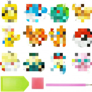 Kit autocolante de pictură cu diamante OYSJ, rasina/hartie, multicolor