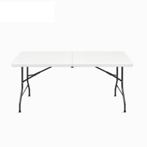 Kiwari EVENT masa pliabila 150x70 cm alb, blat HDPE, picioare metalice - Verificat B · Re-Bloom - Img 4