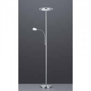 Lampadar Coralie, LED, argintiu, 182,5 x 51 x 31 cm - Img 4