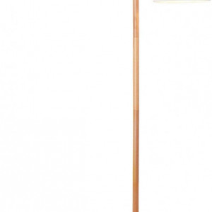 Lampadar Eloi, lemn/textil, maro, 30 x 168 x 48 cm, 60w - Img 2